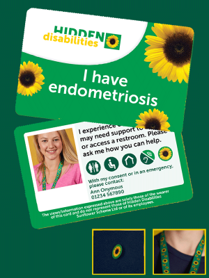 Sunflower Lanyard Id Card