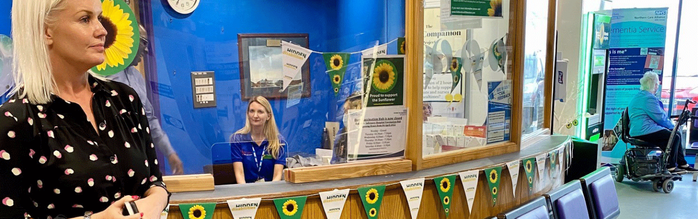 Hidden Disabilities Sunflower launches at Bury Care Organisation