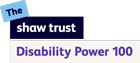 Shaw Trust Disability Power 100 logo