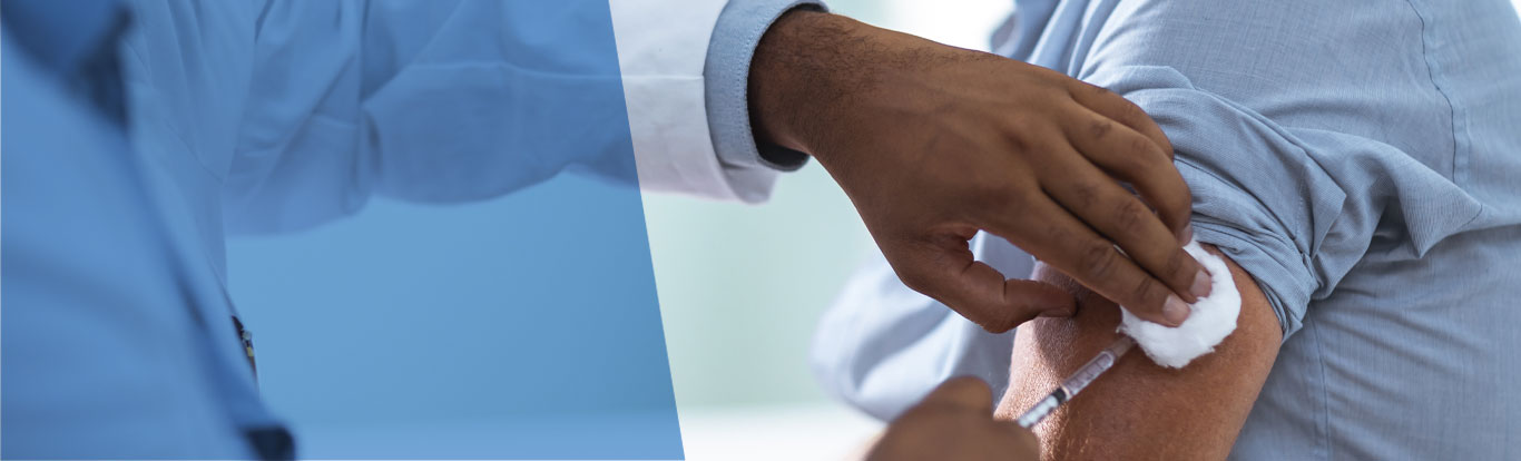 Image of injection being given